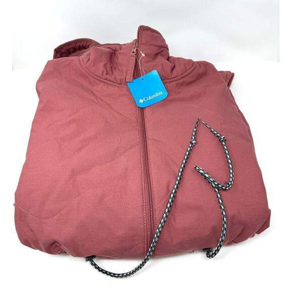 Columbia Women's Crystal Crest Quilted Jacket, Beetroot, Size Small - Picture 5 of 7